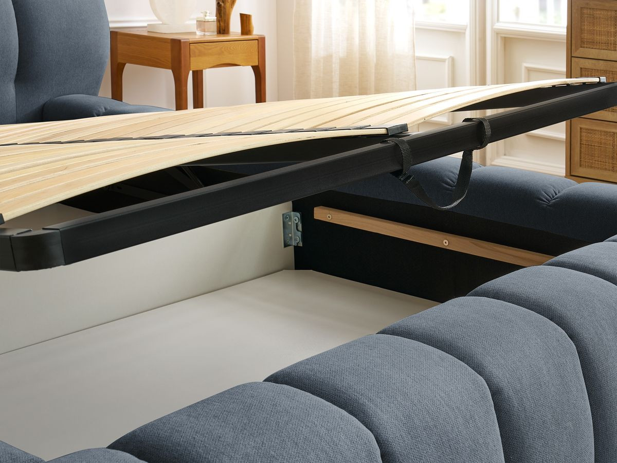 MONT-BLANC opbergbed in gladde stof