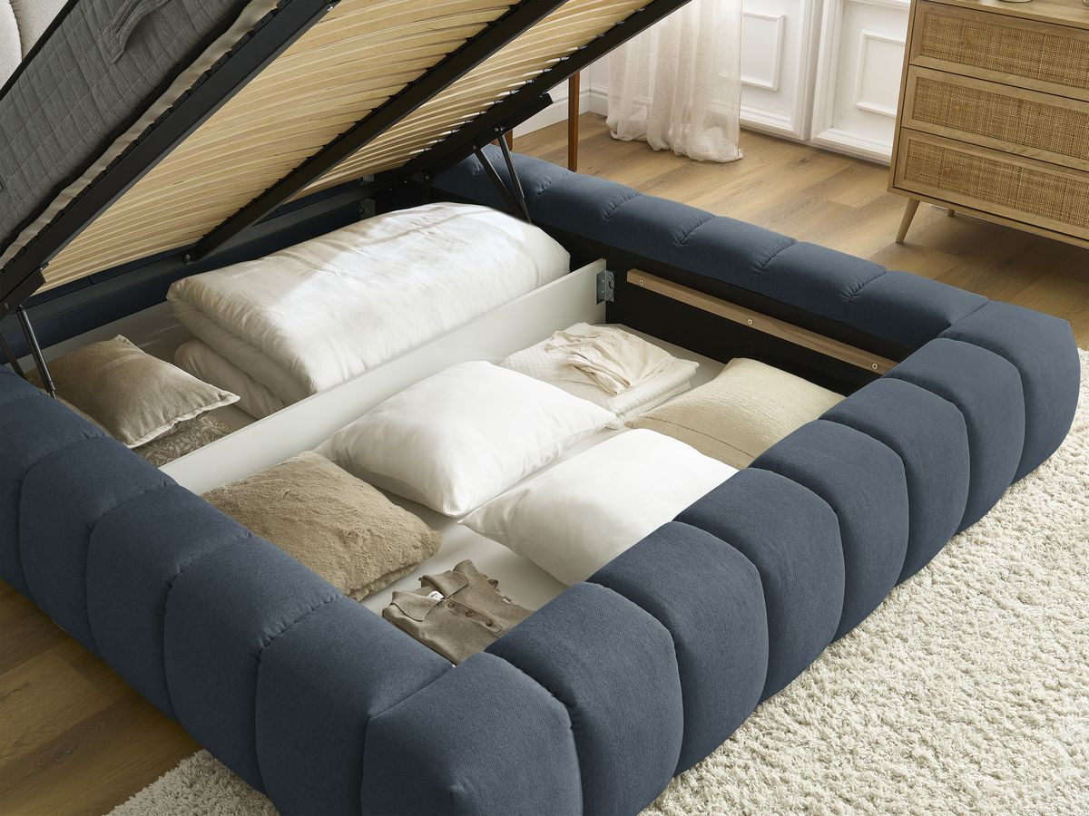 MONT-BLANC opbergbed in gladde stof