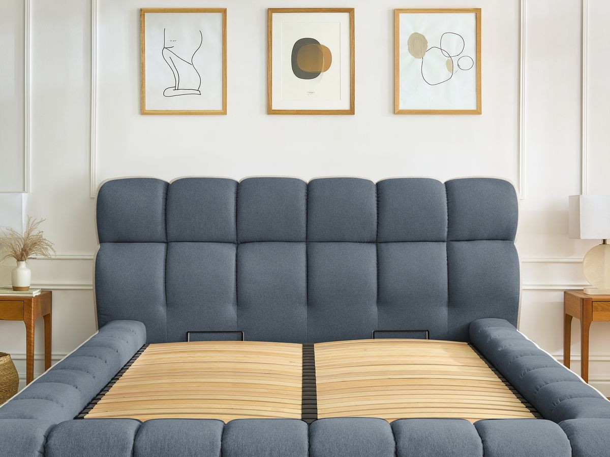 MONT-BLANC opbergbed in gladde stof