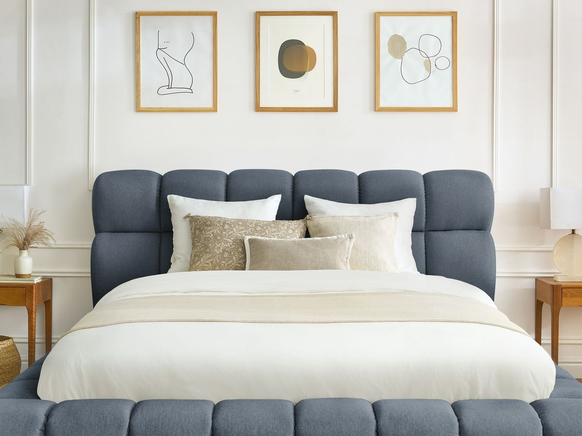 MONT-BLANC opbergbed in gladde stof