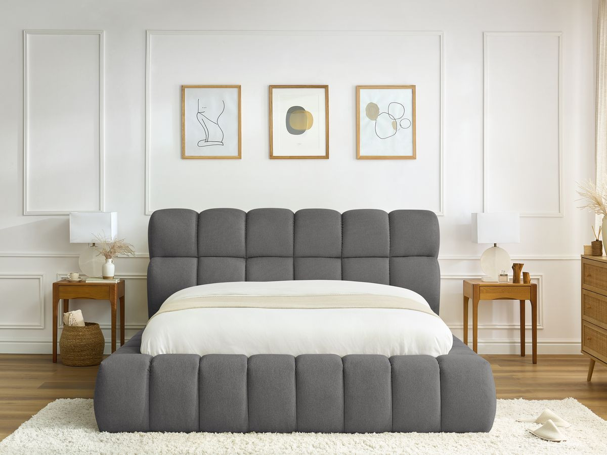 MONT-BLANC opbergbed in gladde stof