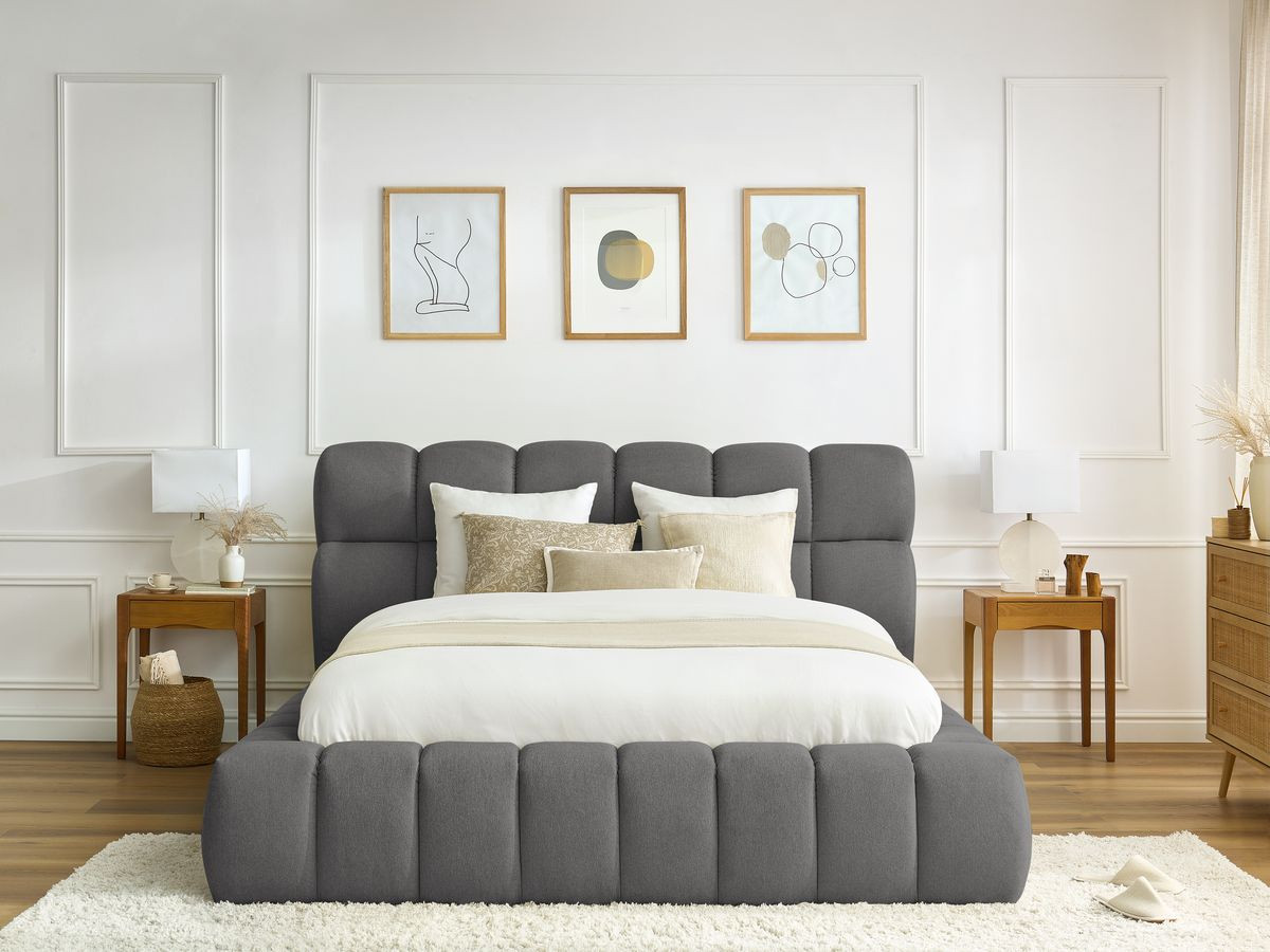 MONT-BLANC opbergbed in gladde stof