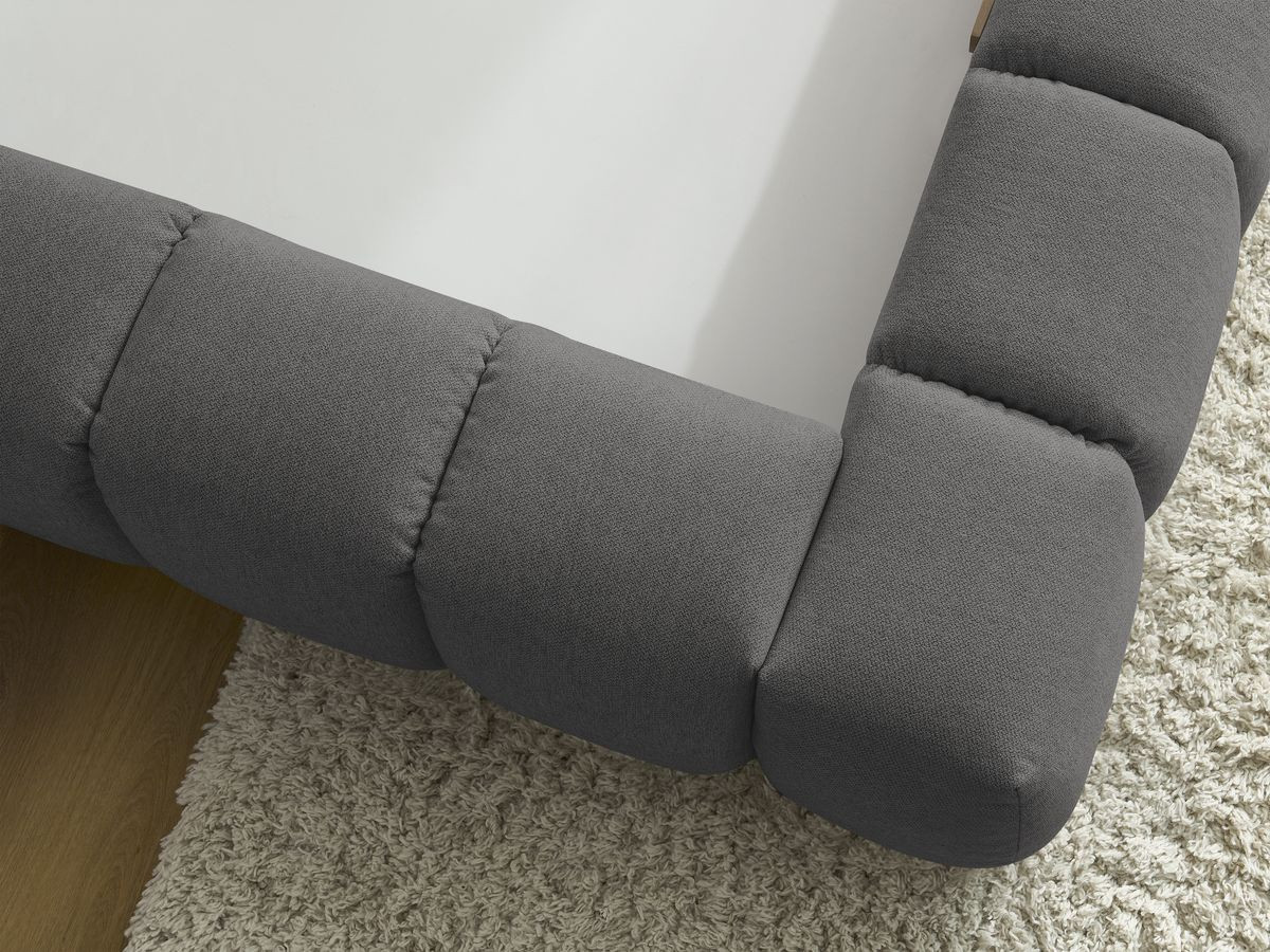 MONT-BLANC opbergbed in gladde stof