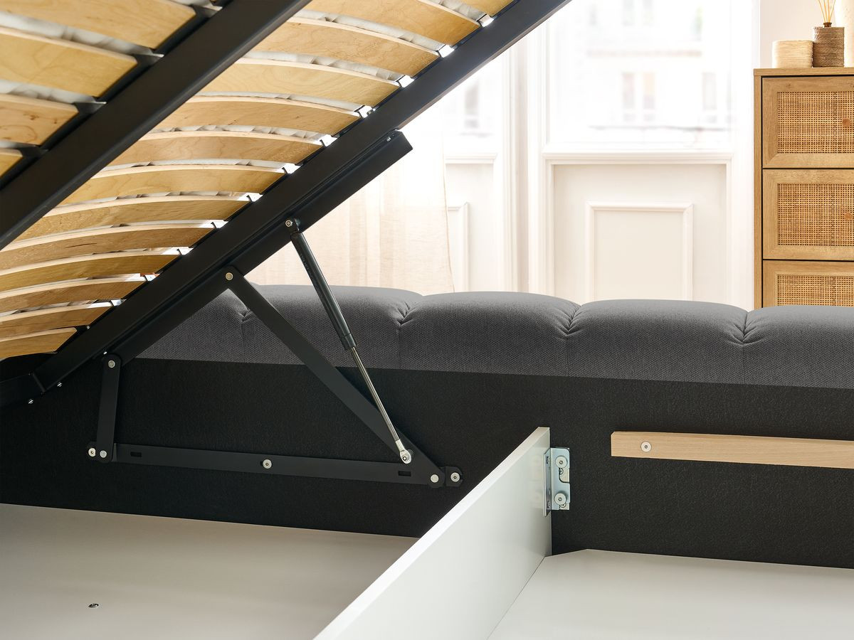 MONT-BLANC opbergbed in gladde stof