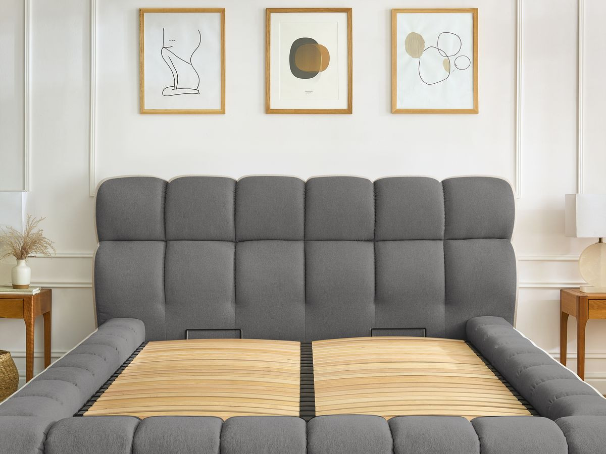 MONT-BLANC opbergbed in gladde stof