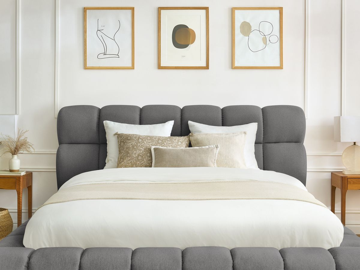 MONT-BLANC opbergbed in gladde stof