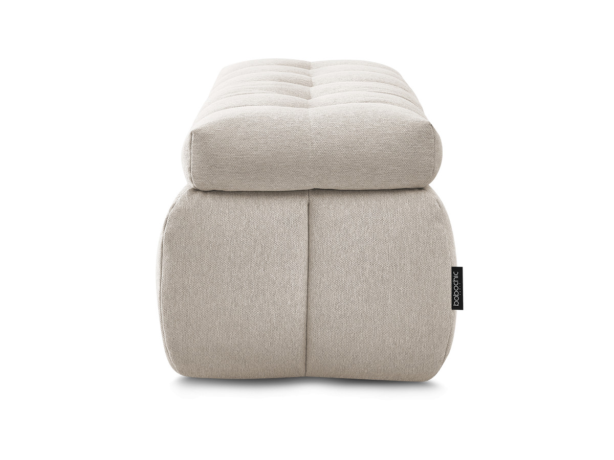 Bout de lit MONT-BLANC tissu lisse