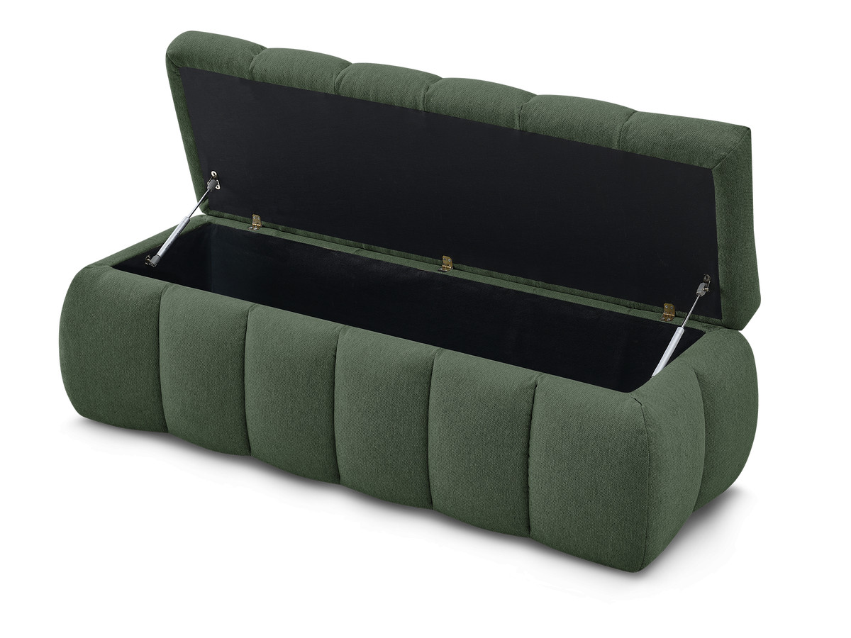 Bout de lit MONT-BLANC tissu lisse