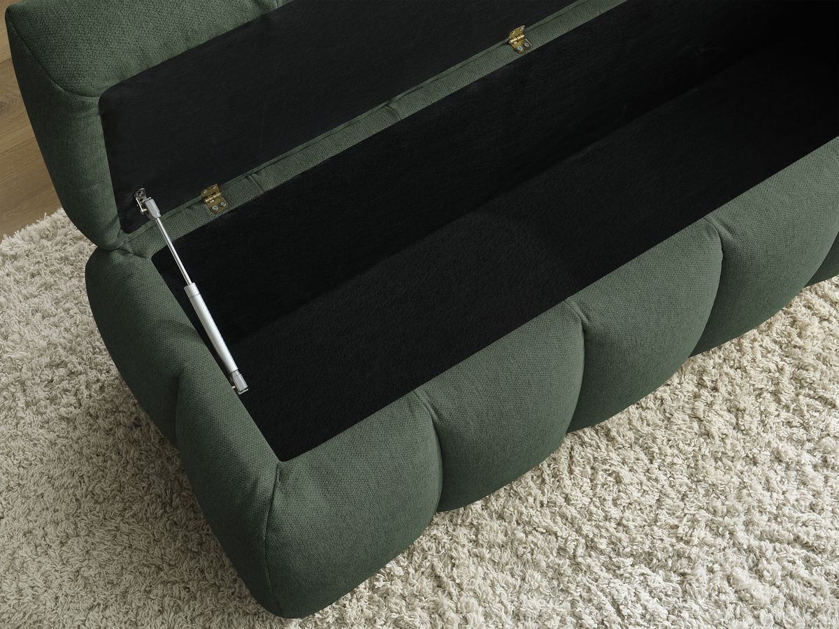 Bout de lit MONT-BLANC tissu lisse