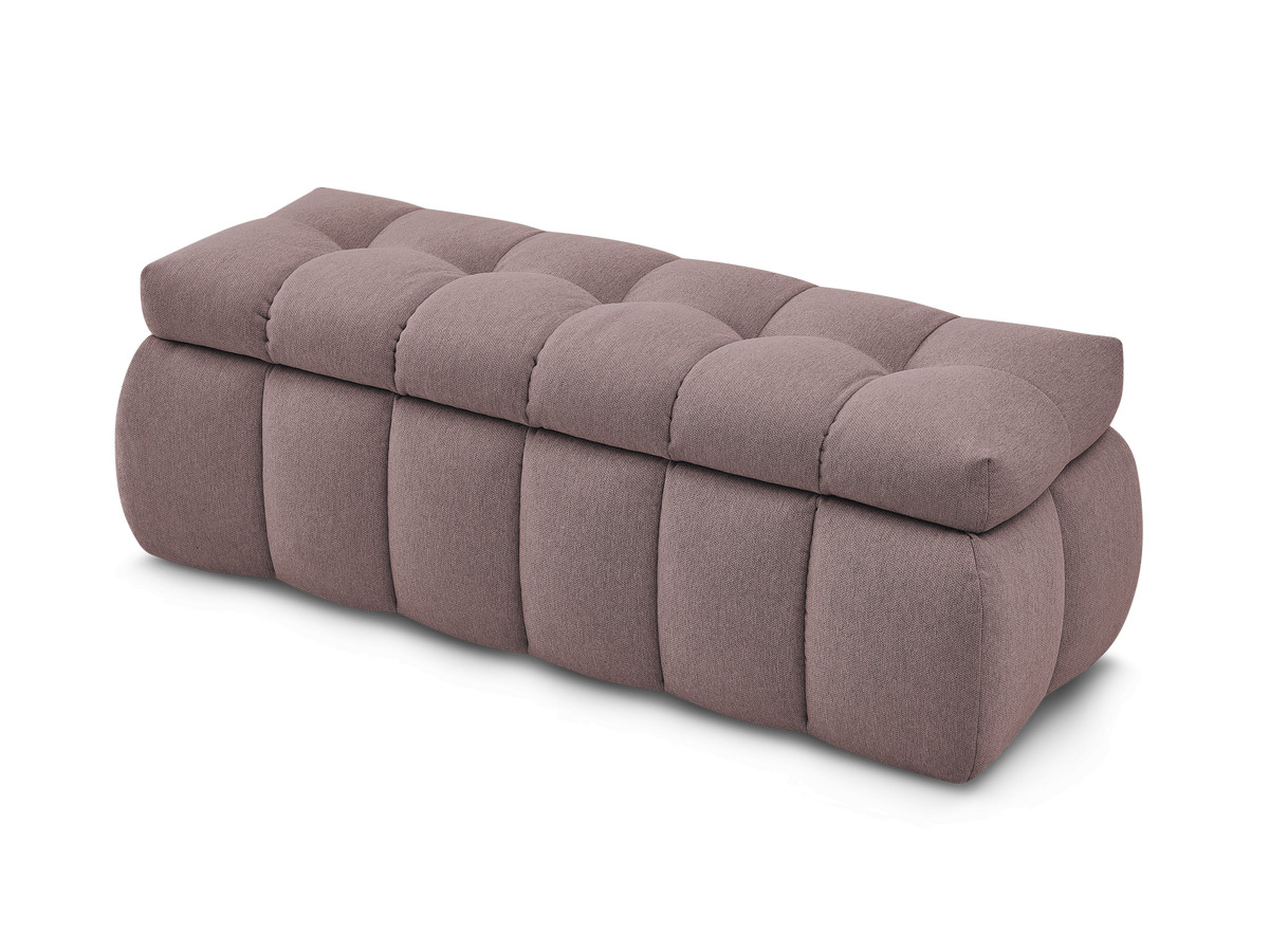 Bout de lit MONT-BLANC tissu lisse