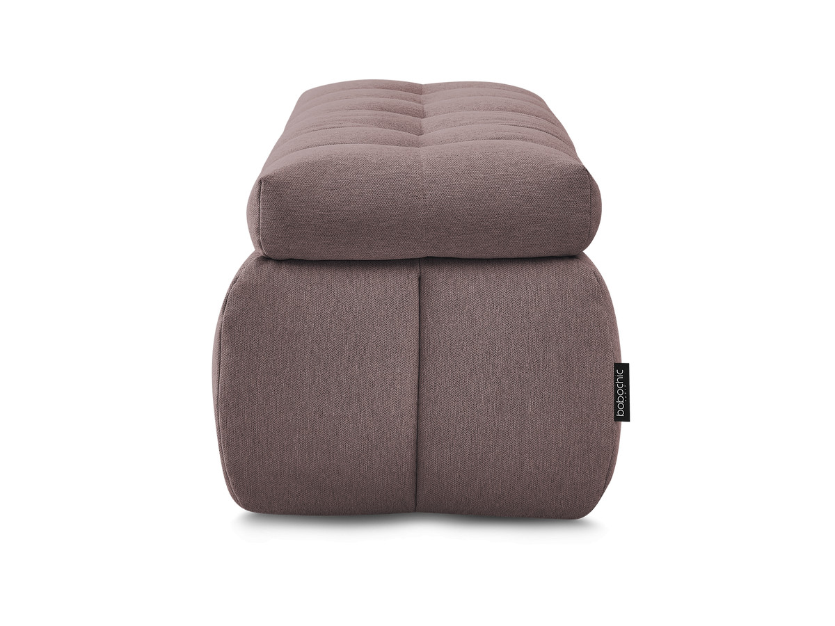 Bout de lit MONT-BLANC tissu lisse