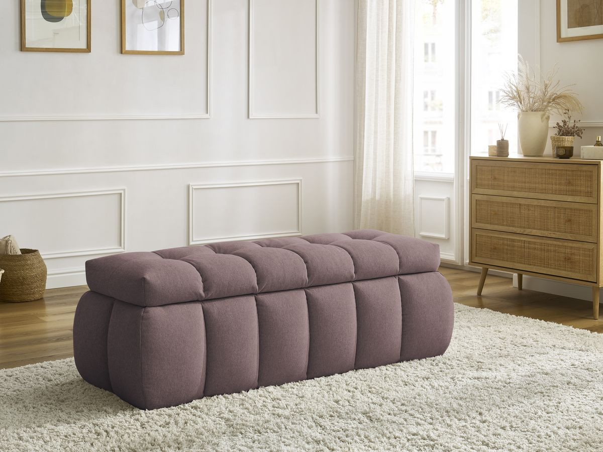 Bout de lit MONT-BLANC chiné rose — vue 6