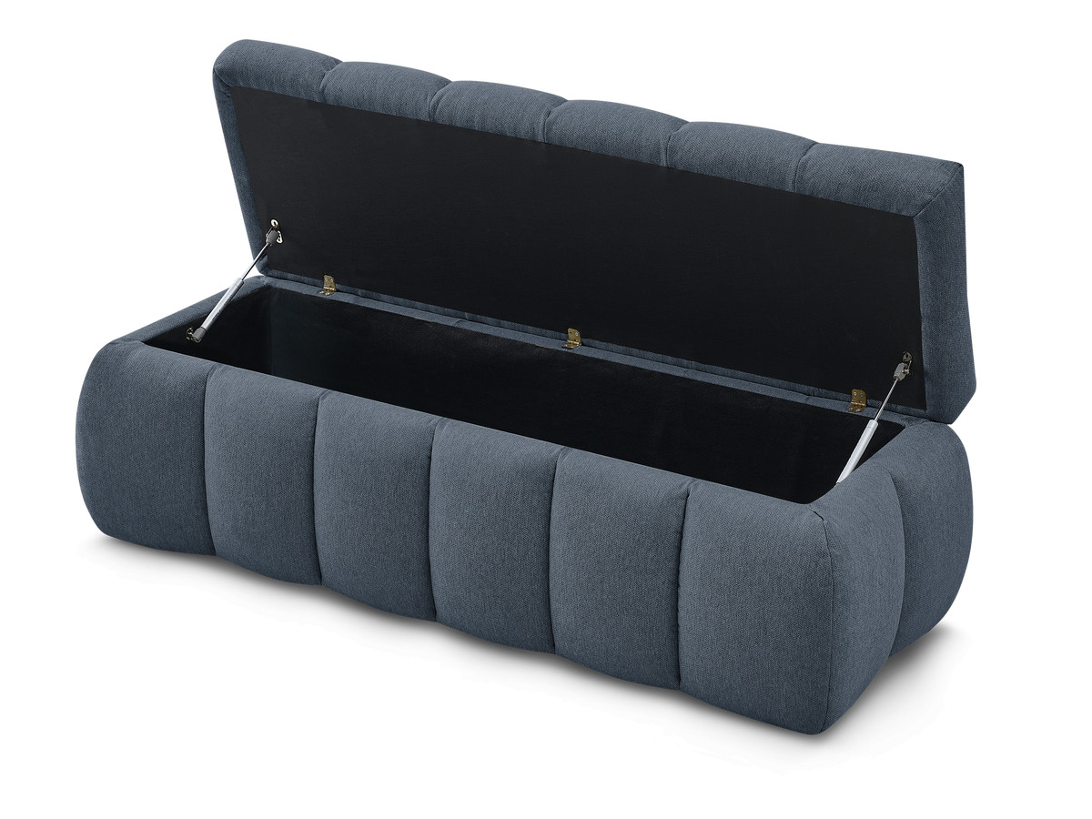 Bout de lit MONT-BLANC tissu lisse