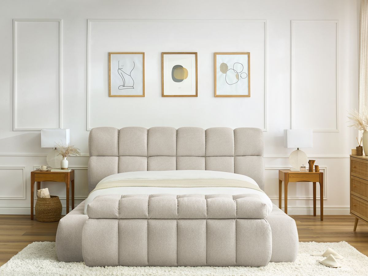 Lit coffre MONTBLANC+Bout de lit MONTBLANC