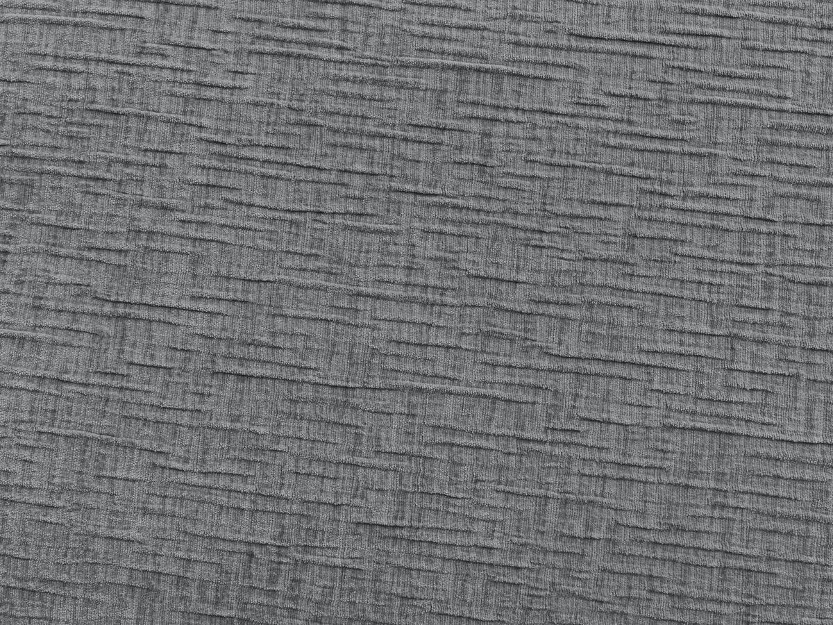 Canapé droit convertible ISADORA texturé gris foncé — vue 5