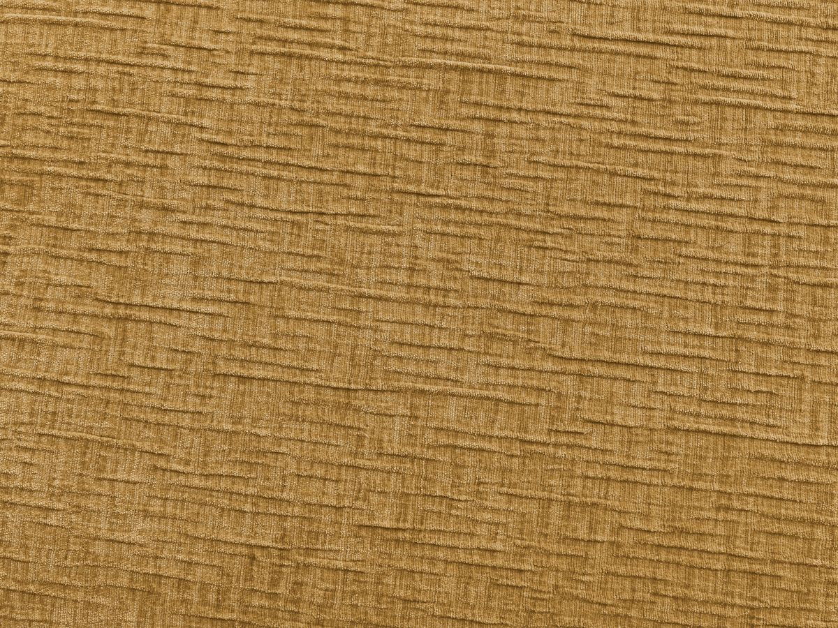 Canapé droit convertible ISADORA texturé jaune — vue 5