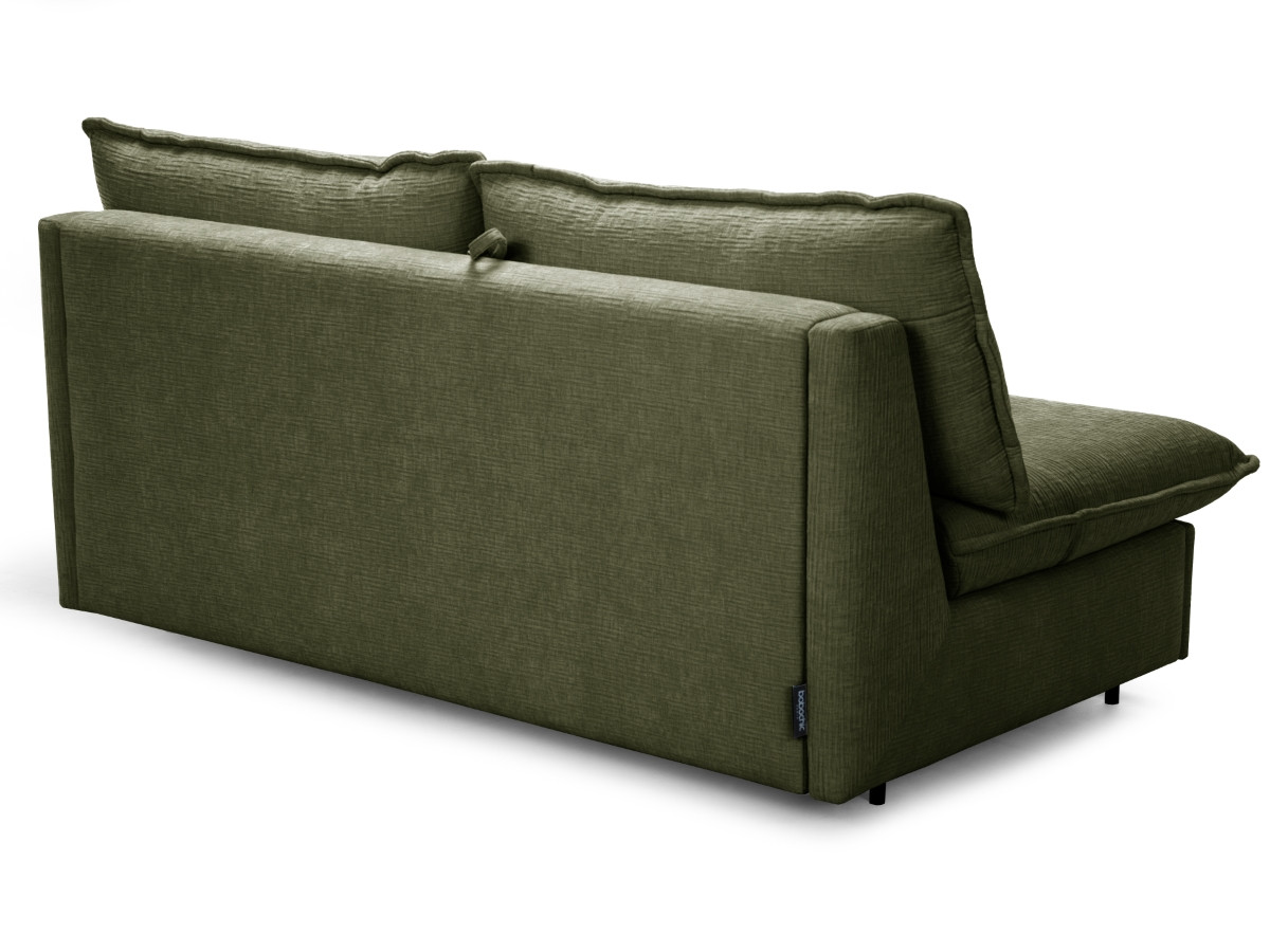 Rozkładana sofa prosta z systemem szybkiego rozkładania ISADORA tkanina strukturalna