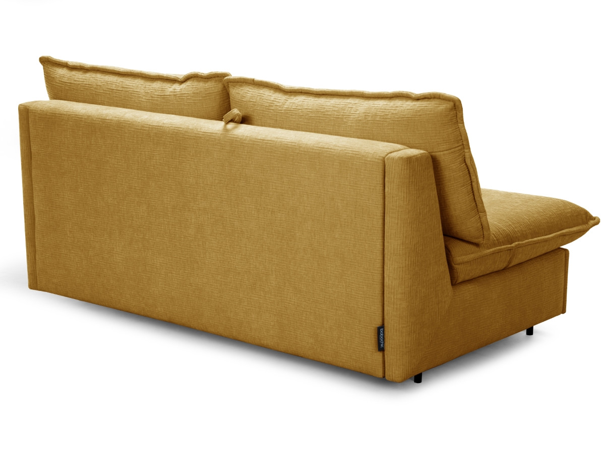 Rozkładana sofa prosta z systemem szybkiego rozkładania ISADORA tkanina strukturalna