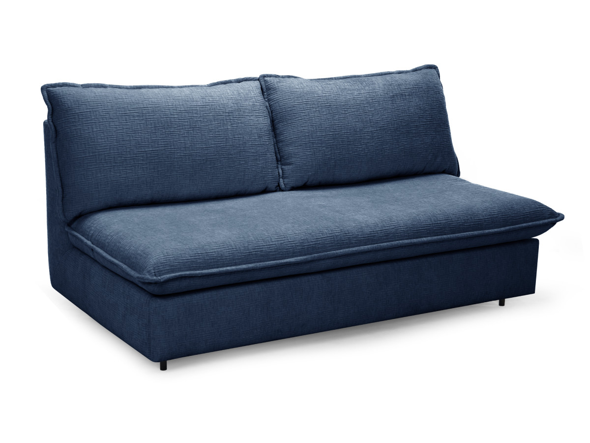 Rozkładana sofa prosta z systemem szybkiego rozkładania ISADORA tkanina strukturalna