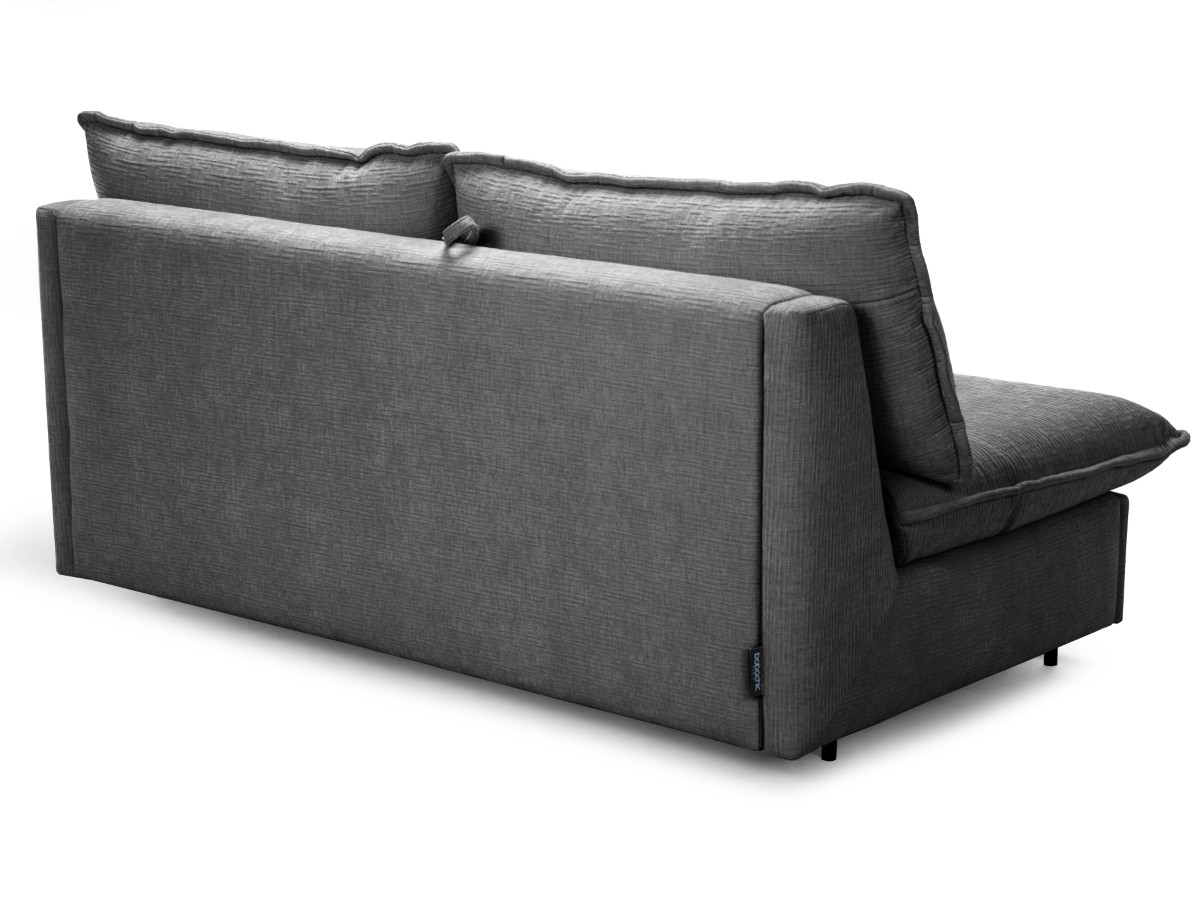 Rozkładana sofa prosta z systemem szybkiego rozkładania ISADORA tkanina strukturalna