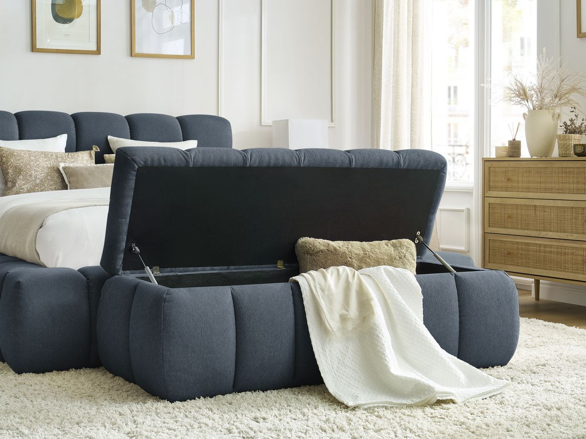 Lit coffre MONTBLANC+Bout de lit MONTBLANC