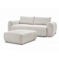 Droit convertible coffre + pouf