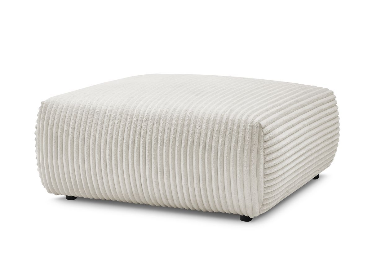 Pouf LUCIEN gros côtelé doux