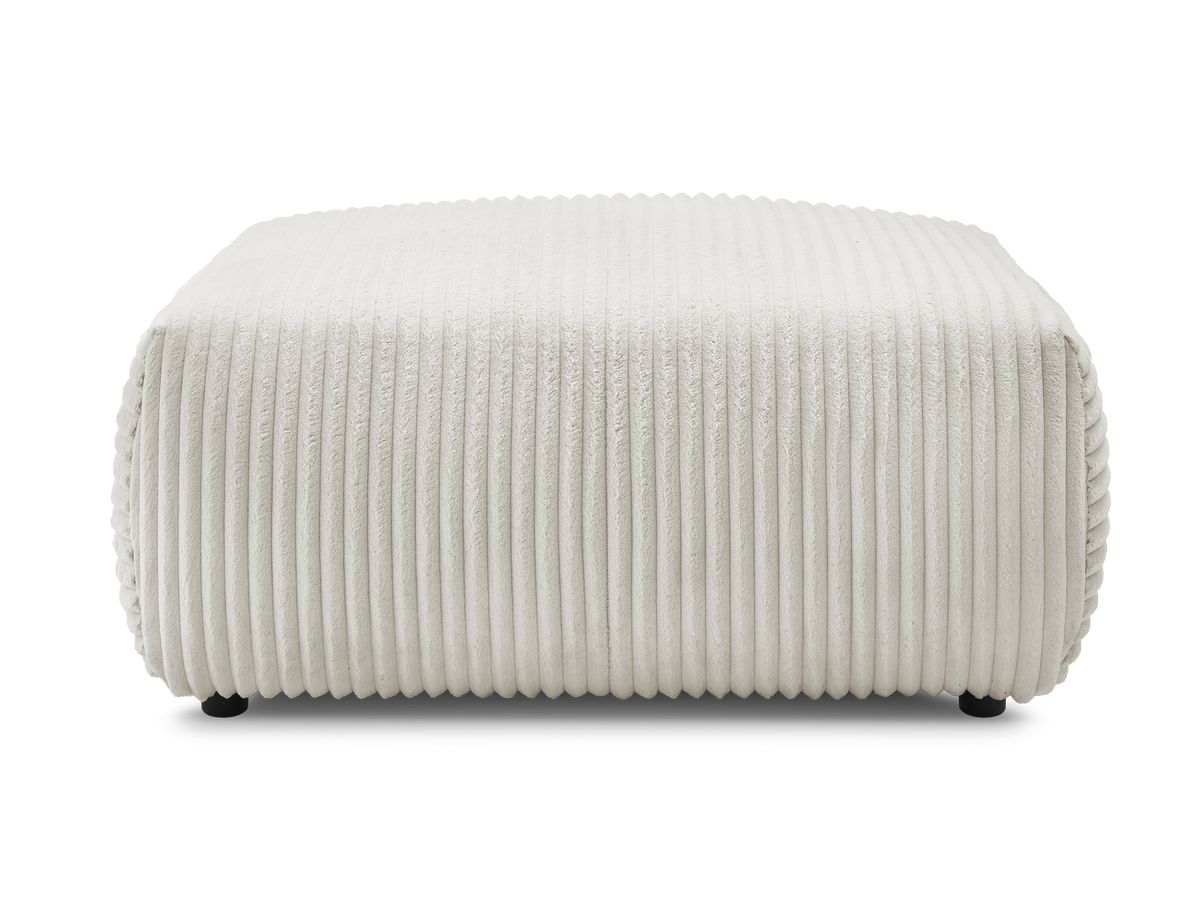 Pouf LUCIEN gros côtelé doux