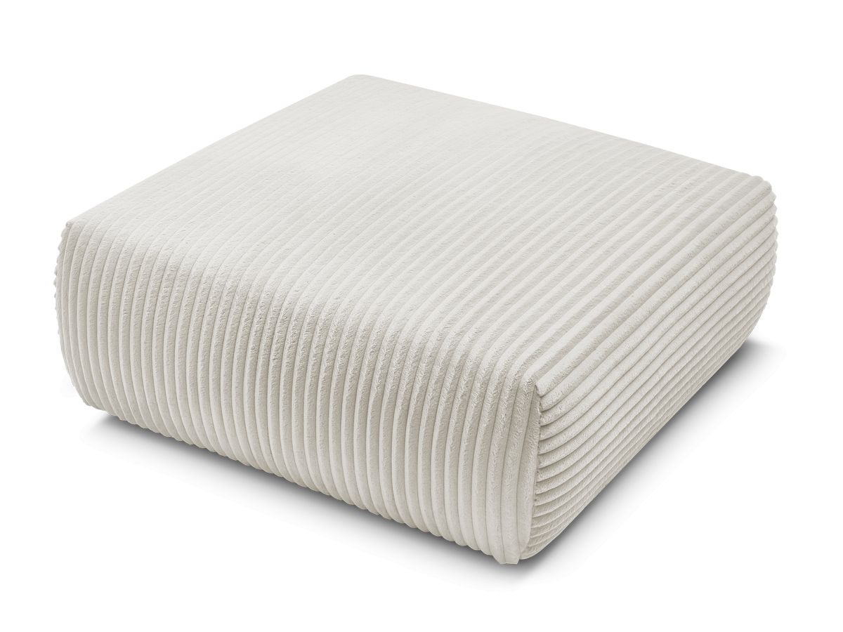 Pouf LUCIEN gros côtelé doux