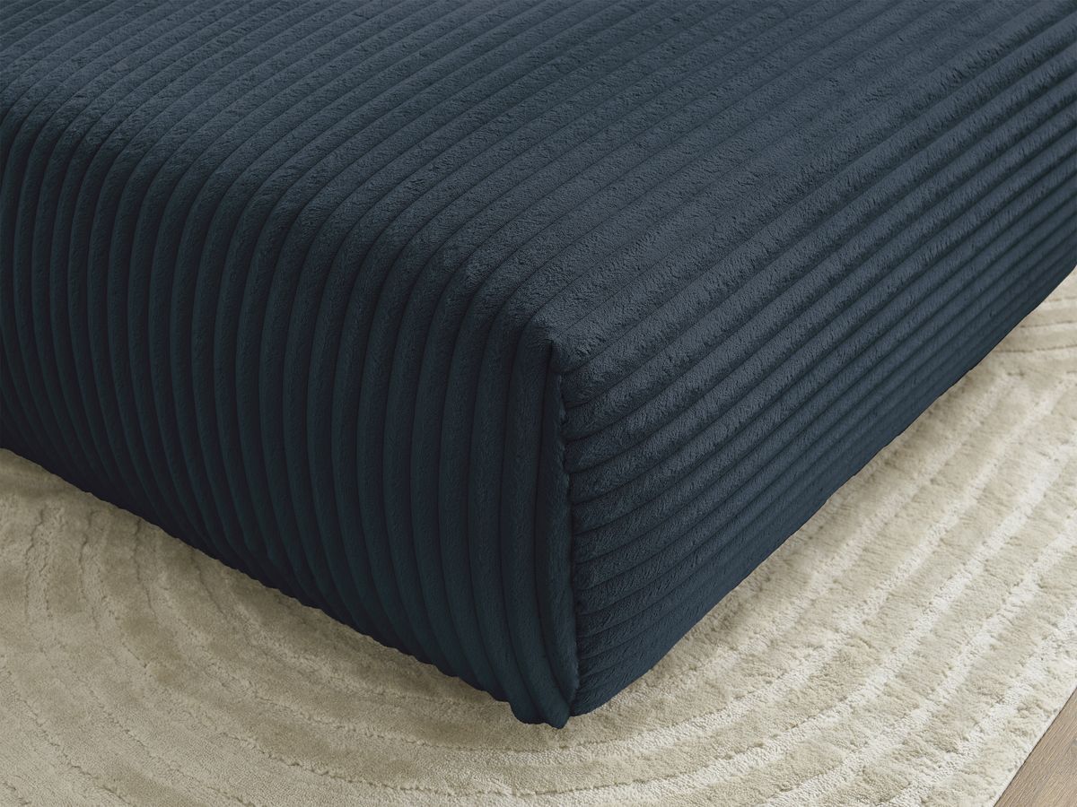 Pouf LUCIEN gros côtelé doux