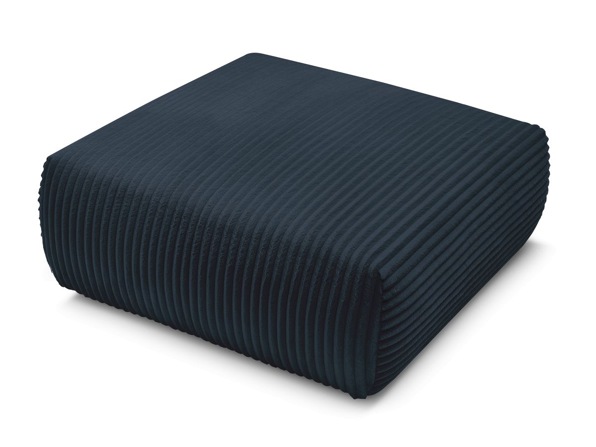 Pouf LUCIEN gros côtelé doux