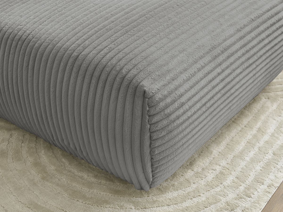 Pouf LUCIEN gros côtelé doux