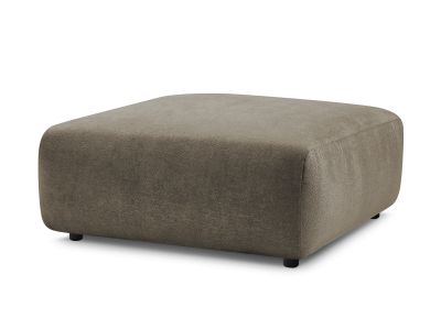 Pouf LUCIEN tissu lisse