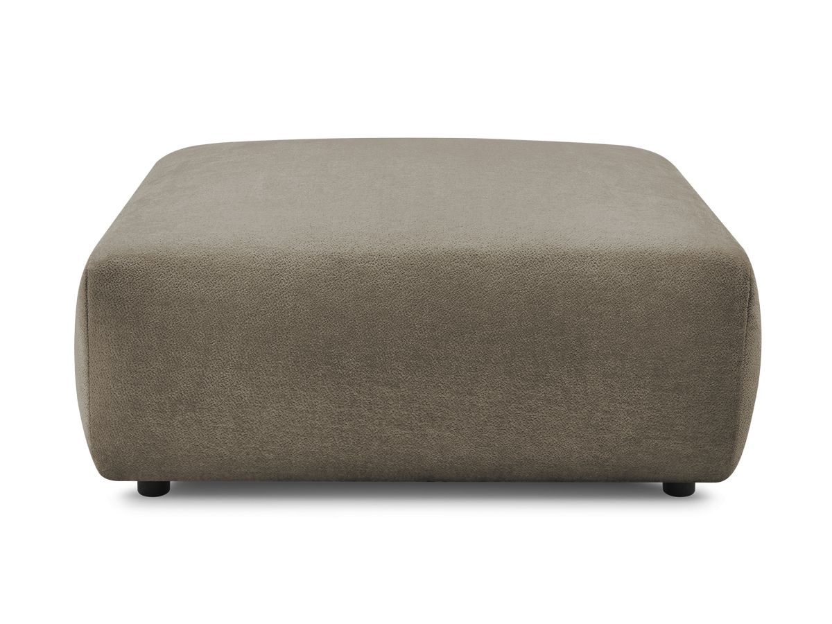 Pouf LUCIEN tissu lisse
