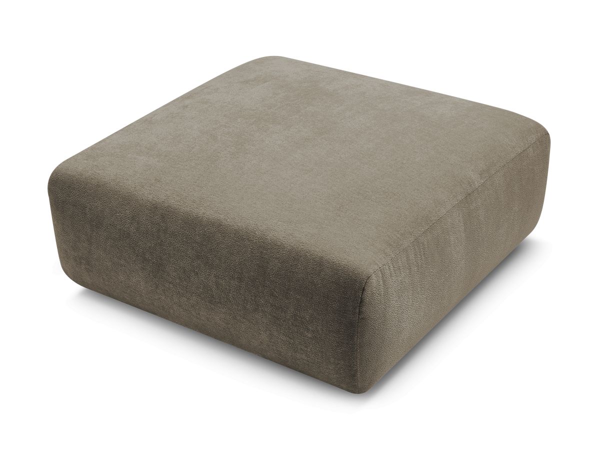Pouf LUCIEN tissu lisse
