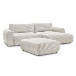Angle convertible coffre + pouf