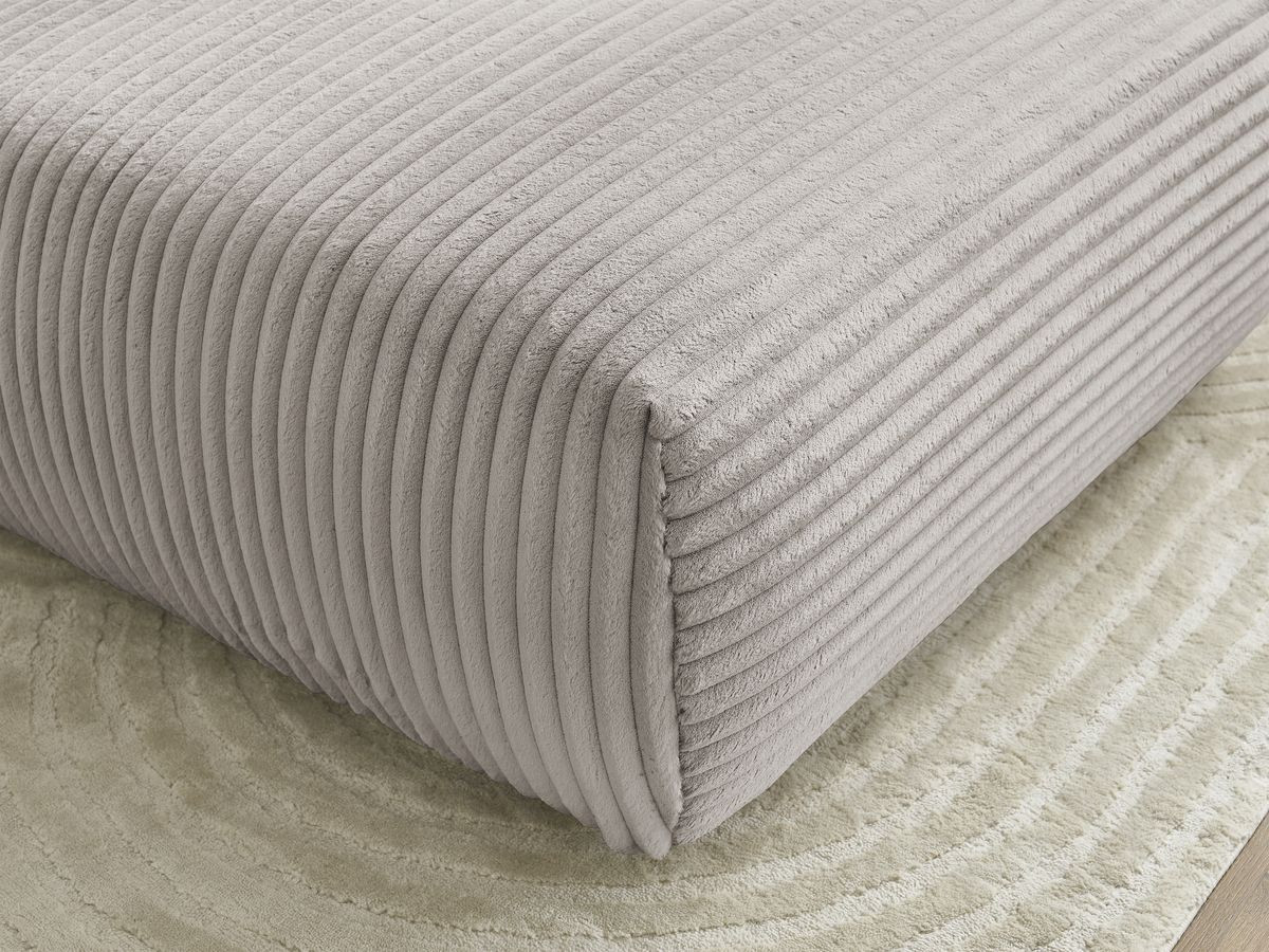 Pouf LUCIEN gros côtelé doux