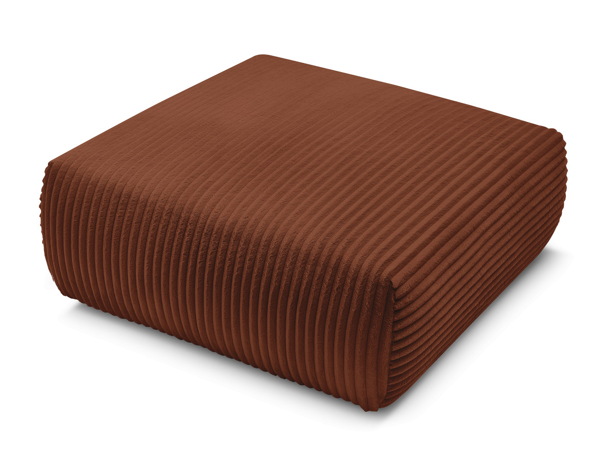 Pouf LUCIEN gros côtelé doux
