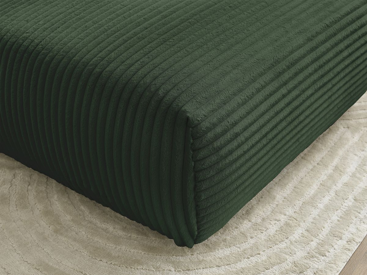 Pouf LUCIEN gros côtelé doux