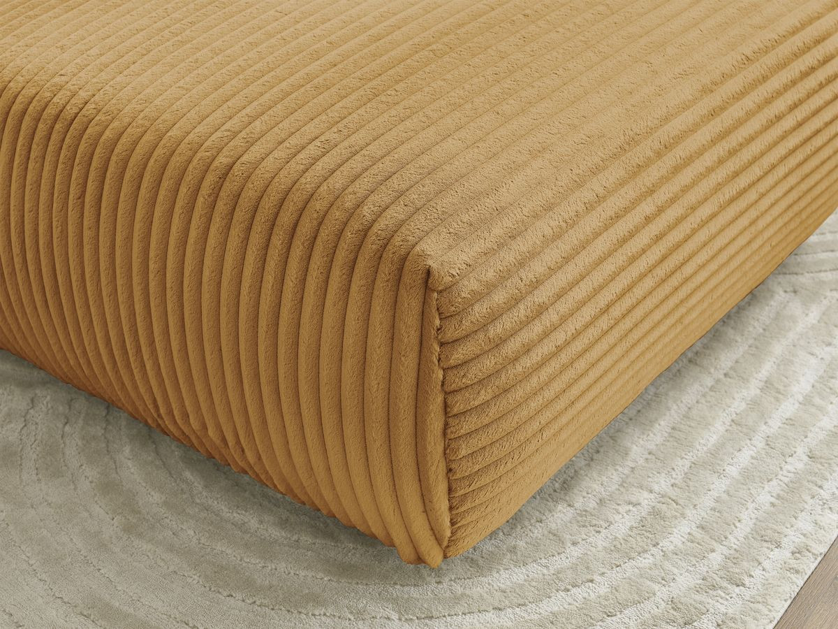 Pouf LUCIEN gros côtelé doux