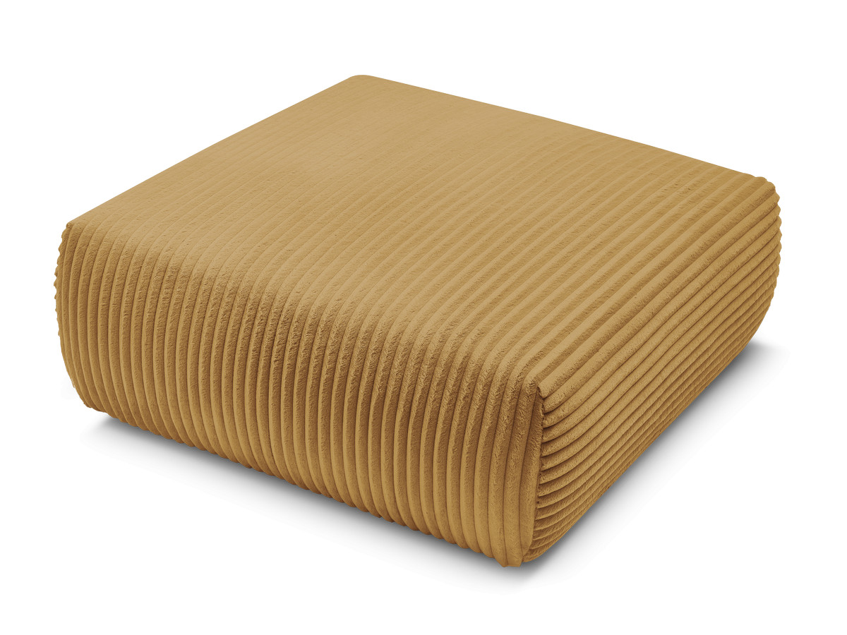 Pouf LUCIEN gros côtelé doux