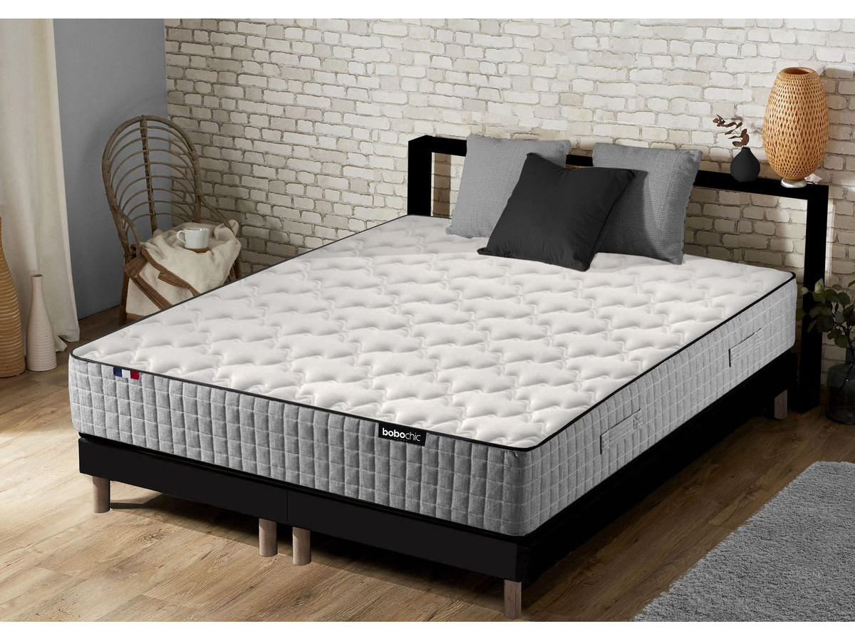 APOLLINE matrasset 24 cm met 638 pocketveren + boxspring + poten