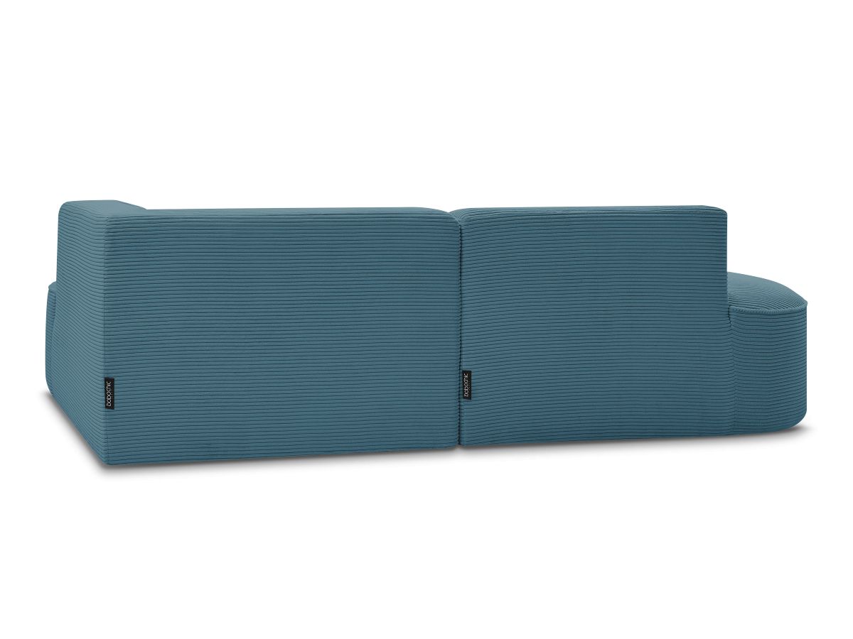 ROUSSEAU vaste hoekbank in corduroy