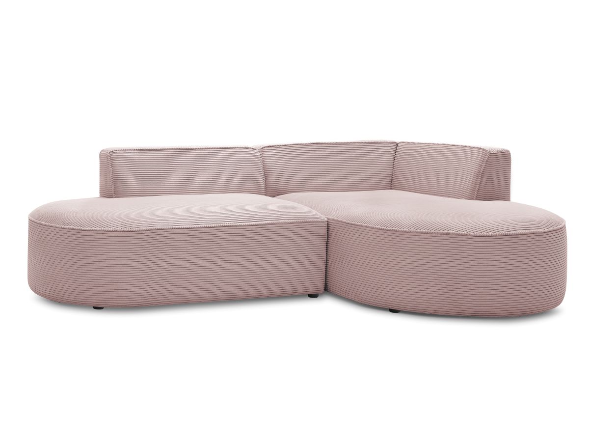 ROUSSEAU vaste hoekbank in corduroy