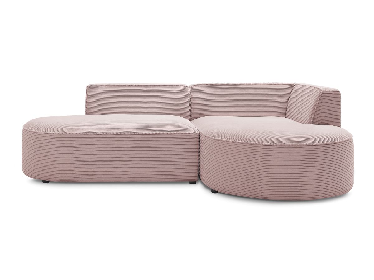 ROUSSEAU vaste hoekbank in corduroy