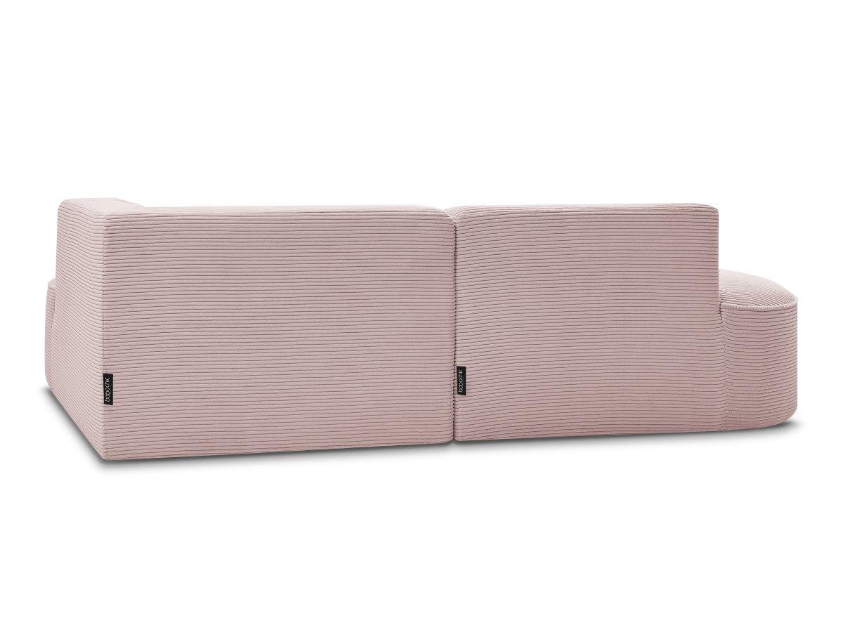 ROUSSEAU vaste hoekbank in corduroy