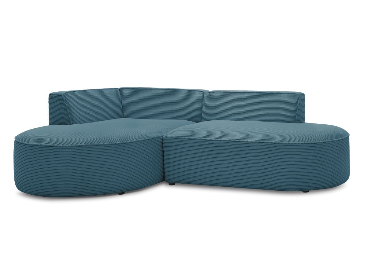ROUSSEAU vaste hoekbank in corduroy