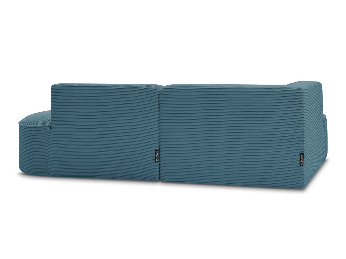 ROUSSEAU vaste hoekbank in corduroy