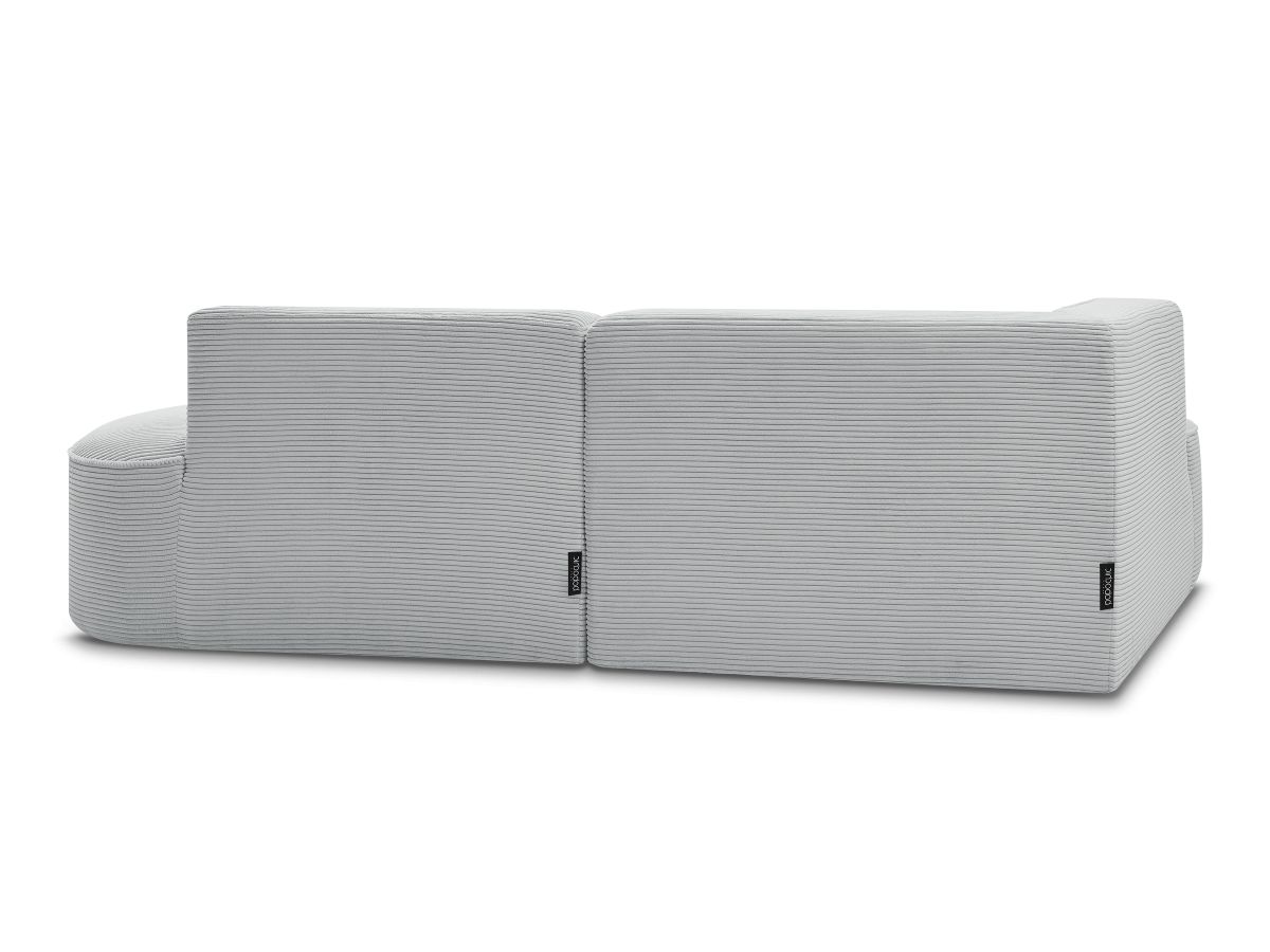 ROUSSEAU vaste hoekbank in corduroy