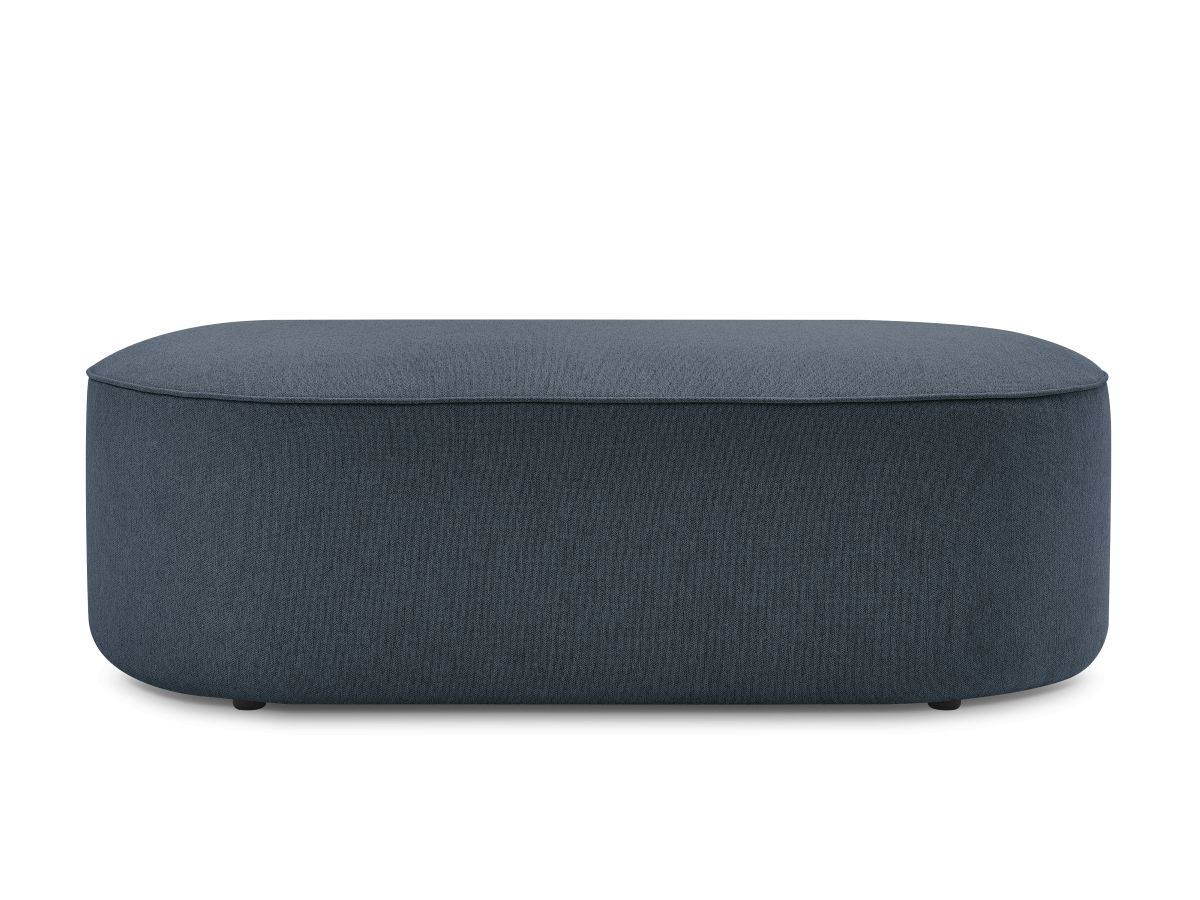 Pouf pour canapé modulable ROUSSEAU tissu chiné